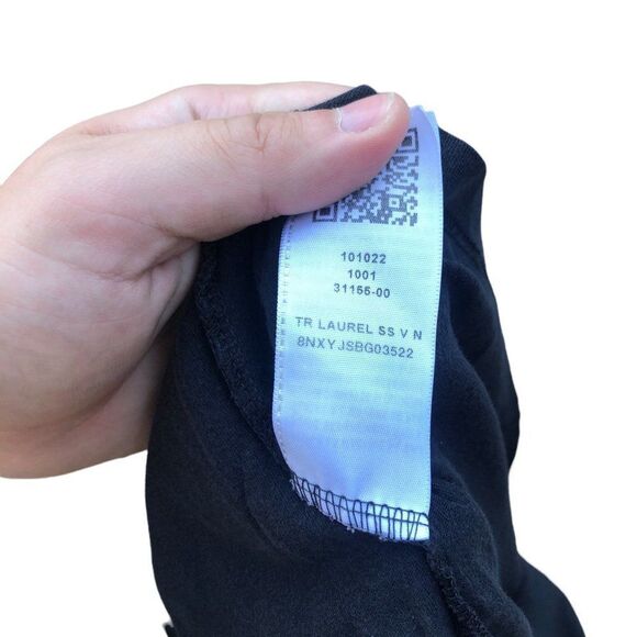 TRUE Religion T Shirt Laurel Short Sleeve BIG LOGO Black - Picture 3 of 7